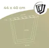 Stolové nohy kovové 2 ks – výška 40 cm, čierne, stabilné Náhľad obrázku produktu 4