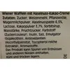 The image shows the ingredient list and storage instructions for a food product. Produktbild-Vorschau