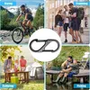 12 Stück S Karabiner Mini Karabinerhaken Metall Produktbild-Vorschau 6