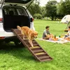 PawHut Hunderampe Auto klappbar Hundetreppe mit 10 Stufen Produktbild-Vorschau 2
