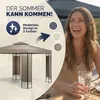 Casaria Gazebo Lorca Padiglione 3x3m in Metallo Resistente Anteprima dell’immagine prodotto 8