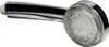 A close-up, studio shot of a chrome and clear LED shower head against a white background. Podgląd zdjęcia produktu