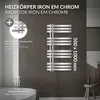 LuxeBath Designový kúpeľňový radiátor, 500x1000 mm, chróm, Náhľad obrázku produktu 3