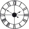 Verk 01563 Retro 3D nástenné hodiny 60 cm čierne Náhľad obrázku produktu 1