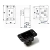 BACHMANN Kaltgeräteeinbaustecker IEC320 C20, schwarz, Produktbild-Vorschau 2