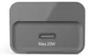 A close-up view of a gray USB-C power adapter. Anteprima dell’immagine prodotto