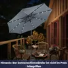 Parasol COSTWAY 300 cm z 8 żebrami, oświetleniem słonecznym Podgląd zdjęcia produktu 2