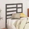 vidaXL Bett-Kopfteil Grau 81x4x104 cm Massivholz Kiefer -  Produktbild-Vorschau 4