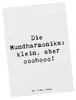 Mr. & Mrs. Panda Postkarte Spruch Mundharmonika Ohooo - Produktbild-Vorschau 1