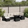 The Living Store 8-tlg. Garten-Sofagarnitur mit Kissen Produktbild-Vorschau 2