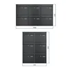 BASI - Briefkasten - SET - 6x BK 360M - Stahl matt Produktbild-Vorschau 7