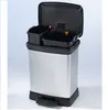 Odpadkový koš Curver Deco Bin Duo 10 + 18 l stříbrný Voir les images du produit 9
