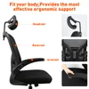 Bürostuhl Ergonomisch mit Verstellbarer Kopfstütze, Produktbild-Vorschau 4