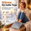 Fußwärmer elektrisch, Fusswärmer mit Massage, USB Produktbild-Vorschau 3