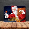 Merry Christmas Weihnachtsmann Metallschild XL in 21x28 cm Produktbild-Vorschau 4