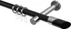 Interdeco Gardinenstange / Vorhangstange Schwarz / Chrom, Produktbild-Vorschau 1
