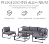 Set da giardino Outsunny da 6 pezzi con cuscini Anteprima dell’immagine prodotto 4