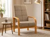 Fotel Nordic Comfort wypoczynkowy salon drewno olcha Podgląd zdjęcia produktu 3