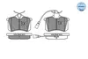 MEYLE 025 235 5417/W Bremsbeläge Hinten für VW Transporter Produktbild-Vorschau 2