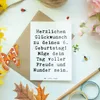Mr. & Mrs. Panda babykarte Spruch 6. Geburtstag - Weiß - Produktbild-Vorschau 3