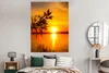 MuchoWow® Poster Sonnenuntergang - Wasser - Pflanzen - Produktbild-Vorschau 4