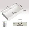 HOROW wastafel, 55 x 31 cm, met keramische pop-up afvoer, Productafbeelding-voorbeeld 8