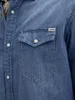 JACK & JONES Chemise unie à manches longues, col Kent, Voir les images du produit 5