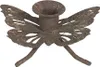 Clayre & Eef Kerzenständer 7x5x3 cm Braun Eisen Produktbild-Vorschau 1