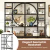 A stylish bookshelf filled with decorative items and books, presented in a room setting. Náhľad obrázku produktu