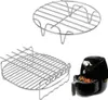 2 Stück Heißluftfritteuse Zubehör, Air Friteuse Grill Produktbild-Vorschau 1