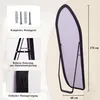 Koonmi Ganzkörperspiegel 170 x 60 cm Schwarz, unregelmäßige Produktbild-Vorschau 5