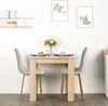Table 80x80 cm Group Salle à Manger 2 Chaises Gris Table à Voir les images du produit 3