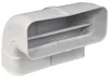 Kanaal met platte vorm, 222x89 mm, met aan beide zijden een Productafbeelding-voorbeeld 2