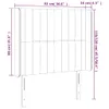 vidaXL Kopfteil mit Ohren Hellgrau 93x16x118/128 cm Stoff - Produktbild-Vorschau 10