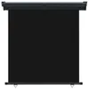 vidaXL Balkon-Seitenmarkise 175x250 cm Schwarz Produktbild-Vorschau 1