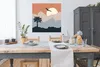 MuchoWow® Poster Pastell - Sonne - Palme 100x100 cm - Produktbild-Vorschau 3