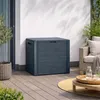 Aufbewahrungsbox für Garten WOODEBOX - anthrazit 140 Liter Produktbild-Vorschau 6