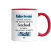 Bruder Geschenk Tasse Rot  Mit Spruch Geschwister Produktbild-Vorschau 2