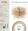 Stropní svítidlo Lignea Lux z juty v boho stylu, 40 W - Náhled obrázku produktu 7
