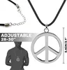 Hippie Kostüm Set 4-teilig für Herren 70er Jahre Karneval Produktbild-Vorschau 5