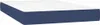 The Living Store Boxspringbett mit Matratze Blau 120x200 cm Produktbild-Vorschau 4