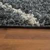 Hochflor Teppich Wohnzimmer Shaggy Langflor Skandi Muster Produktbild-Vorschau 2