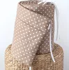 Braun PUNKTE 100% Baumwolle 180 x 30 cm BETTUMRANDUNG Produktbild-Vorschau 1