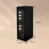 Klarstein vinotéka, slim, 2 zóny, skleněné dveře, UV Náhled obrázku produktu 7