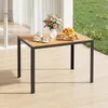 BEALIFE Gartentisch 110x70x73 cm aus WPC | Mit Wasserablauf Produktbild-Vorschau 8