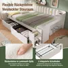 Sofabett mit Ladestation, 2 Schubladen, Rollwagen, Produktbild-Vorschau 5