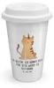 Mr. & Mrs. Panda Thermobecher To Go Einhorn Katze - Weiß - Produktbild-Vorschau 1