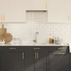 vidaXL Nábytkové úchytky 10 ks. Zlatá 96 mm nerezová ocel Náhled obrázku produktu 4