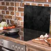 Glasschutzplatte für Herd 60x52 Schwarz Produktbild-Vorschau 3