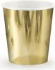 Párty papírové kelímky zlaté - 220 ml - 6 ks Náhled obrázku produktu 8